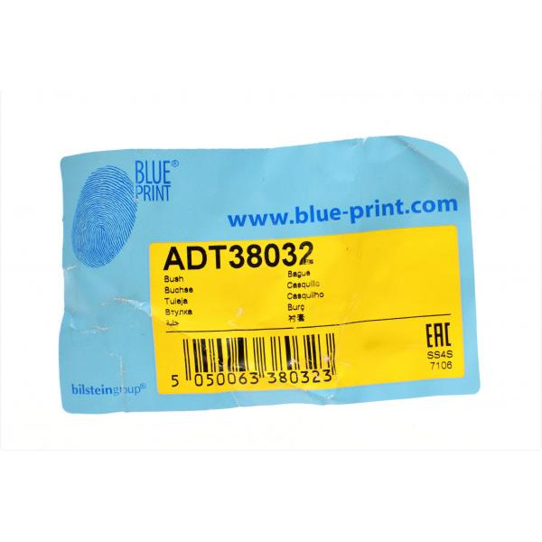 ADT38032 BLUE PRINT Втулка стабілізатора (переднього) Toyota Avensis 1.6/1.8 16V/2.0 TDi 97-03 (d=22mm)