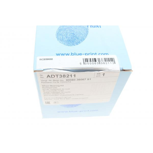 ADT38211 BLUE PRINT Підшипник маточини (передньої) Toyota Land Cruiser/Hilux V -97 (К-кт)