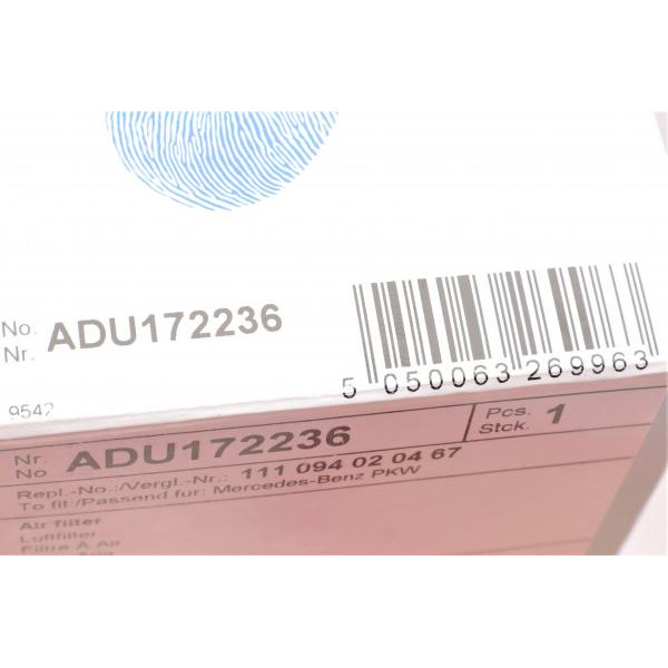ADU172236 BLUE PRINT Фильтр воздушный MB (W203) M111 Kompressor