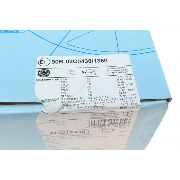ADU174301 BLUE PRINT Диск гальмівний (задній) MB E-class (W211/W212/S211/S212) 02-09 (300x22) (з покриттям)