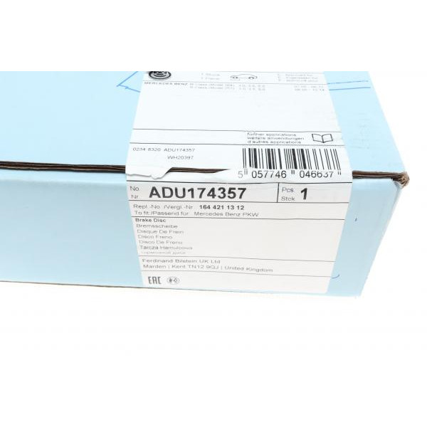ADU174357 BLUE PRINT Диск гальмівний (передній) MB M-class (W164) 05-11 (330x32.2) (з покриттям)
