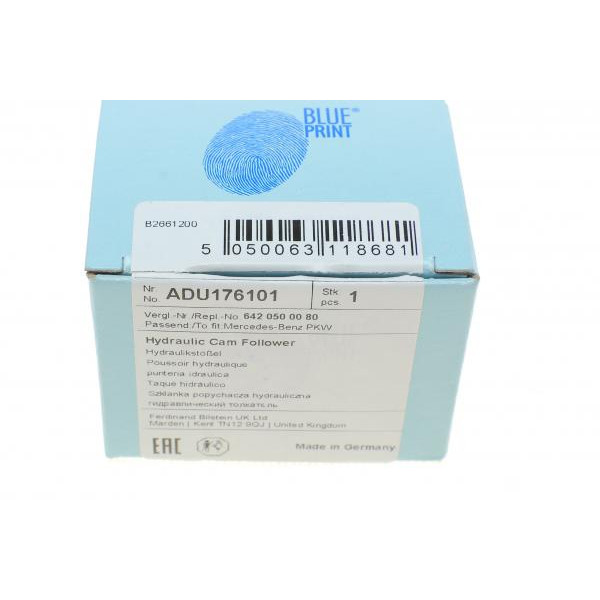 ADU176101 BLUE PRINT Гідрокомпенсатор MB OM642 3.0CDI/Fiat Scudo 1.6-2.0HDI/Smart 0.6 (12x34.7)