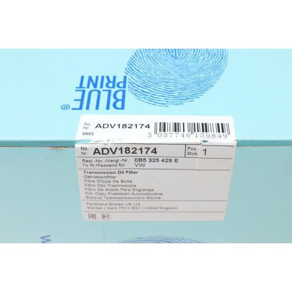 ADV182174 BLUE PRINT Фільтр АКПП Audi A4/A5/A6/A7/Q5 1.8-4.2 07-18