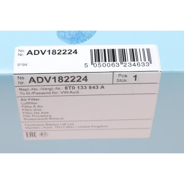ADV182224 BLUE PRINT Фільтр повітряний Audi RS4/RS5 4.2 FSI 10-15 (L)
