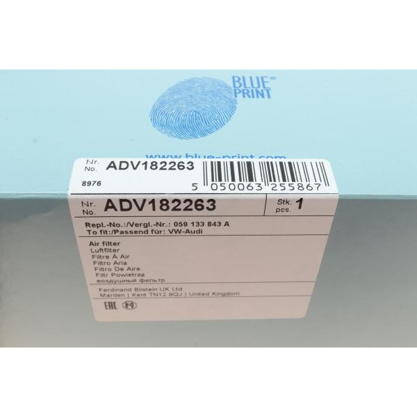 ADV182263 BLUE PRINT Фільтр повітряний VW Passat B5/Audi A4/A6 2.5TDI 97-05
