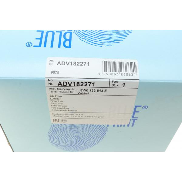 ADV182271 BLUE PRINT Фільтр повітряний Audi A4/A5 2.0 TFSI 16V 15-