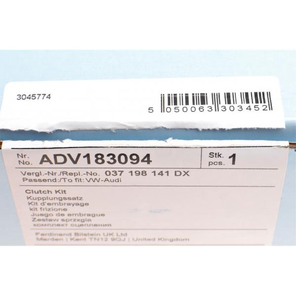 ADV183094 BLUE PRINT Комплект зчеплення VW Passat 2.0i 90-97 (d=228mm) (+вижимний)