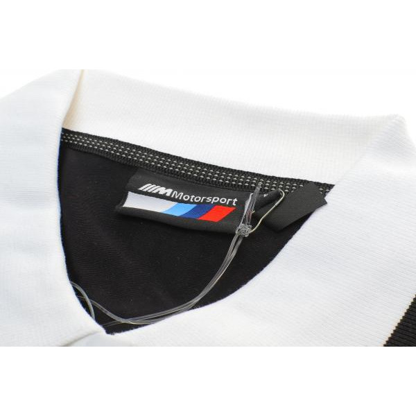 80142461079 BMW Футболка-Polo жіноча BMW (L) (біло чорна) Motorsport