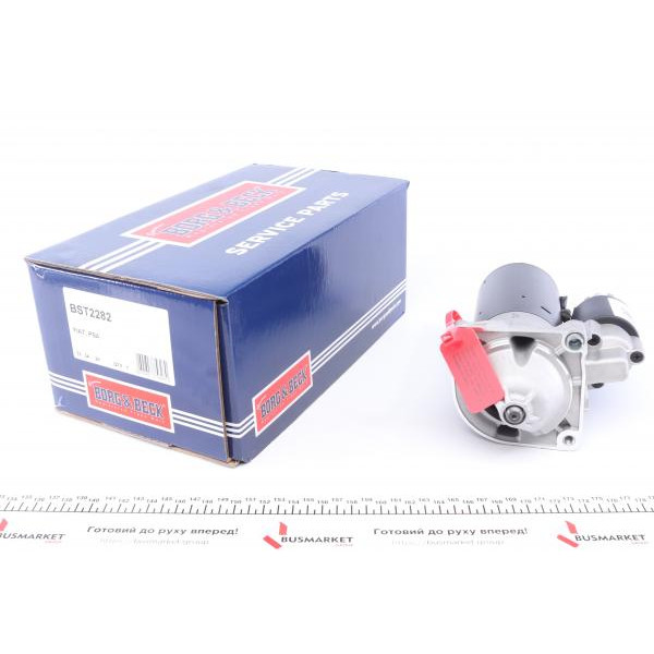 BST2282 BORG & BECK Стартер Fiat Ducato/Peugeot Boxer/Citroen Jumper 2.8 HDi/JTD 00- (2.5kw) (z=9)