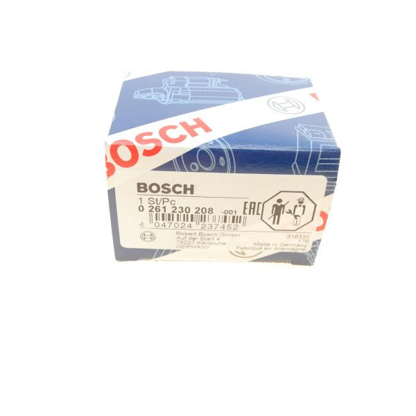 0261230208 BOSCH Датчик тиску наддуву VW T5/T6 2.0 TSI 16V 09-