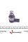 0281006253 BOSCH Клапан редукційний рейки паливної Audi A4/A6/Q7/VW Touareg 3.0TDI 07-