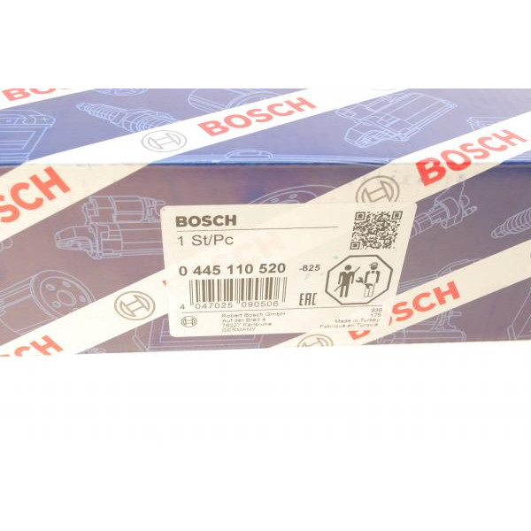 0445110520 BOSCH Форсунка Iveco Daily /Fiat Ducato 2.3D/Peugeot Boxer 2.3HDi 07-