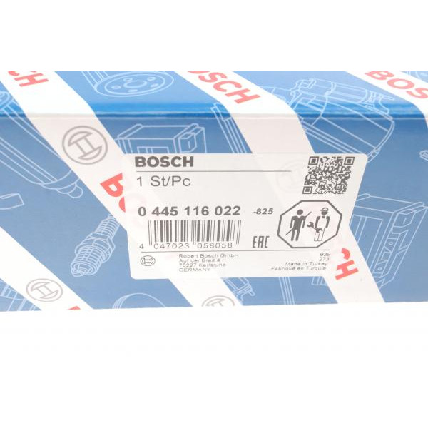 0445116022 BOSCH Форсунка Audi A4/A6/Q7 2.7/3.0TDI/VW Touareg 3.0TDI 06-18