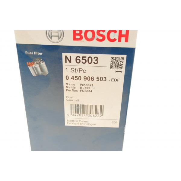 0450906503 BOSCH Фільтр паливний Opel Corsa D 1.3/1.7CDTI 06-