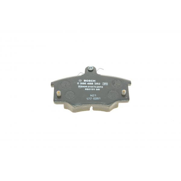 0986468380 BOSCH Колодки гальмівні (передні) Renault 12 70-76/Fiat Punto/Panda 93-06