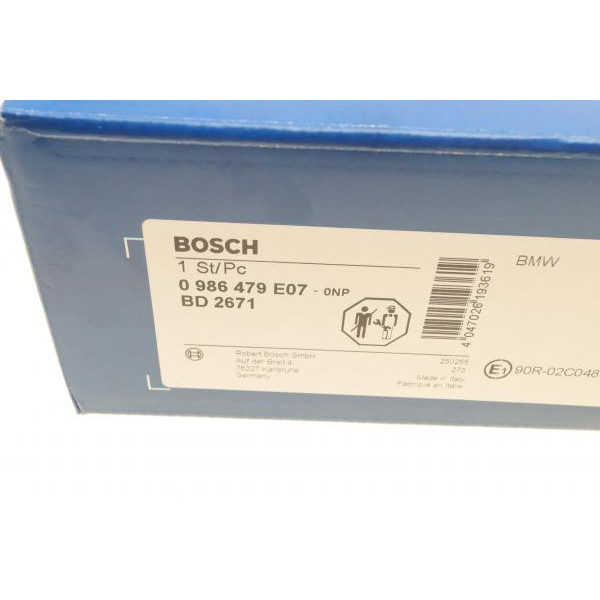 0986479E07 BOSCH Диск гальмівний (передній) BMW 5 (F10/F11) 10-16 (330x24)