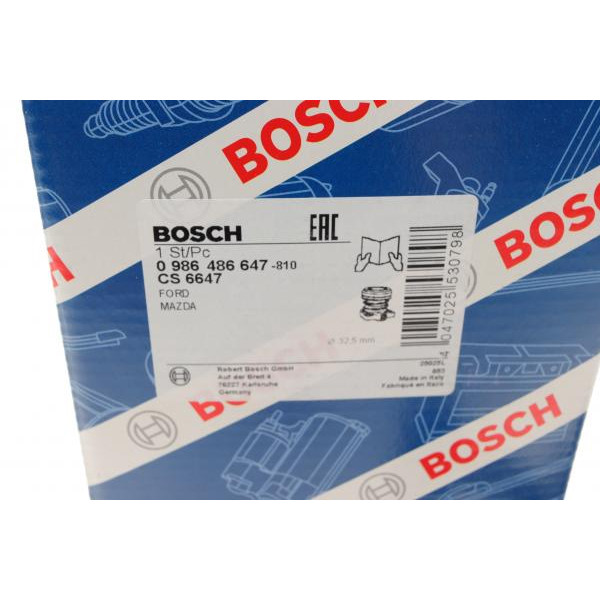 0986486647 BOSCH Вижимний підшипник Ford Connect 1.8DI/TDCI 02-13
