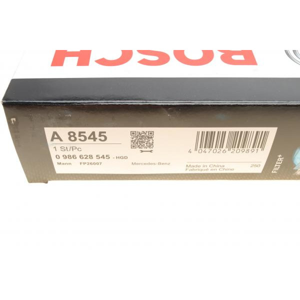 0986628545 BOSCH Фільтр салону MB A-class (W176)/ B (W246/W242) 11-/Infiniti Q30 15- (вугільний) (антиалергенний)
