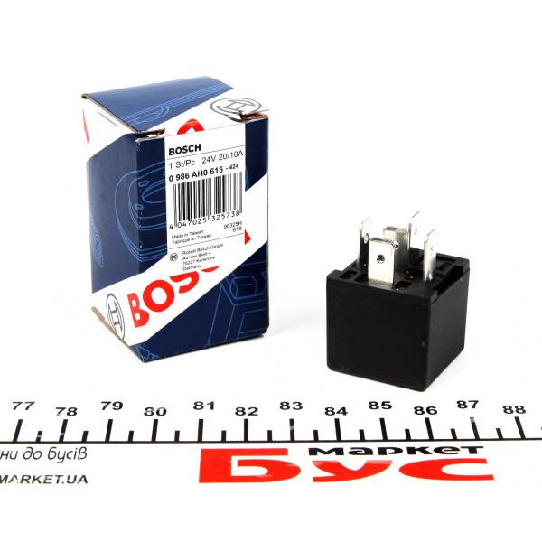 0986AH0615 BOSCH Реле поворотів (24V) Man/MB/Scania (5 контактів) = 0 332 204 202