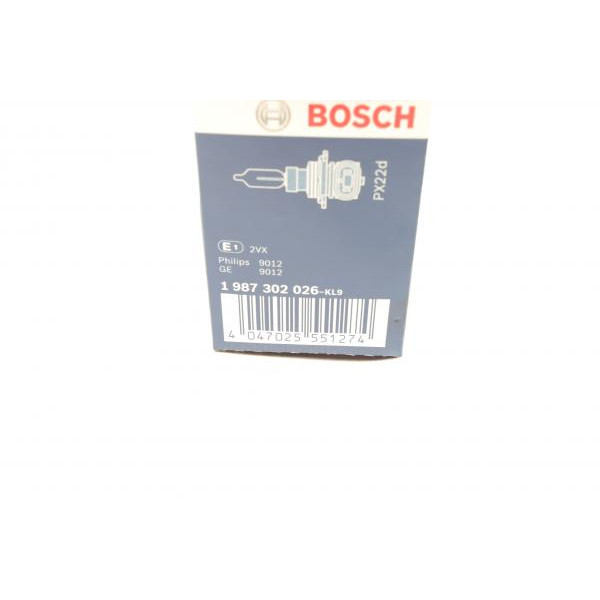 1987302026 BOSCH Автолампа HIR2 12V 55W PX22d Pure Light