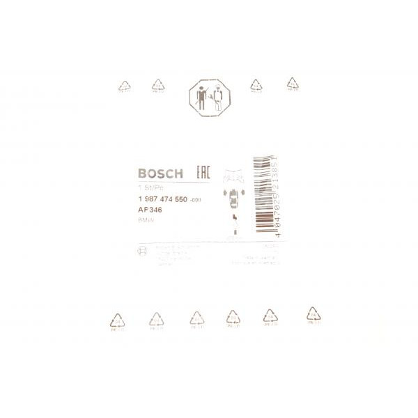 1987474550 BOSCH Датчик зносу гальмівних колодок (передніх) BMW 1 (F20)/2 (F22)/3 (F30) 1.6-4.0 10-