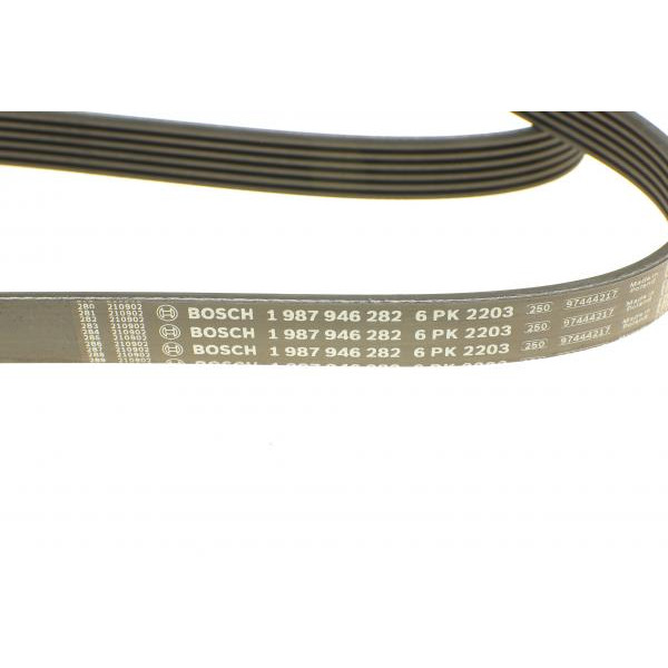 1987946282 BOSCH Ремінь генератора MB Sprinter OM611 (-AC) (6PK2203)