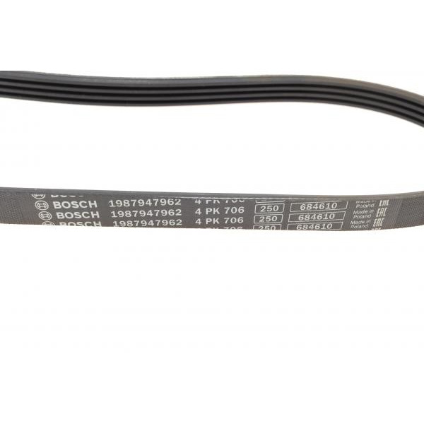 1987947962 BOSCH Ремінь генератора Fiat Punto 93-99 (4PK706)