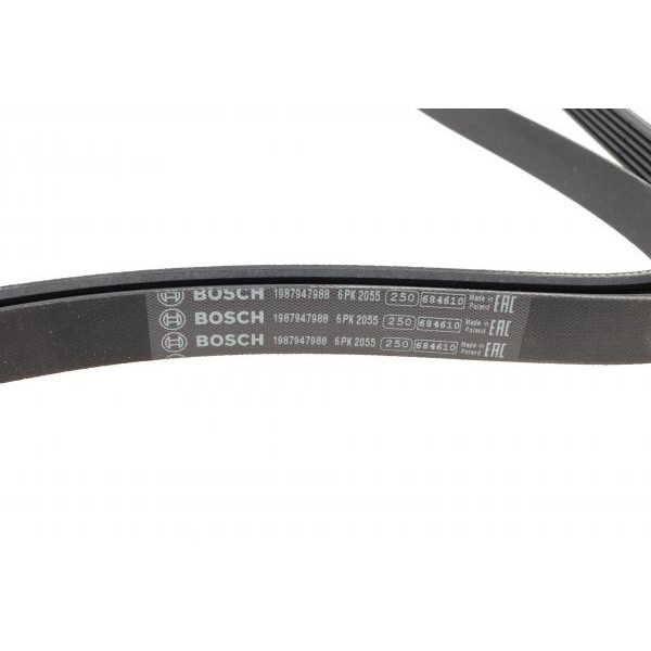 1987947988 BOSCH Ремінь генератора Hyundai Santa Fe/Kia Magentis 05-/Lexus GS 5.0 14-/MB (W202/W210) 93-02 (6PK2055)