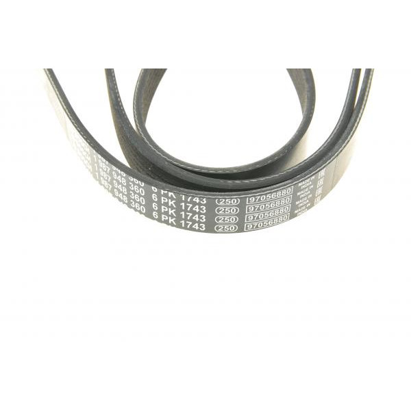 1987948360 BOSCH Ремінь генератора Peugeot 206/306/4007/406/4007/Citroen C5 1.9TD/2.0/2.2HDI 96- (6PK1743)