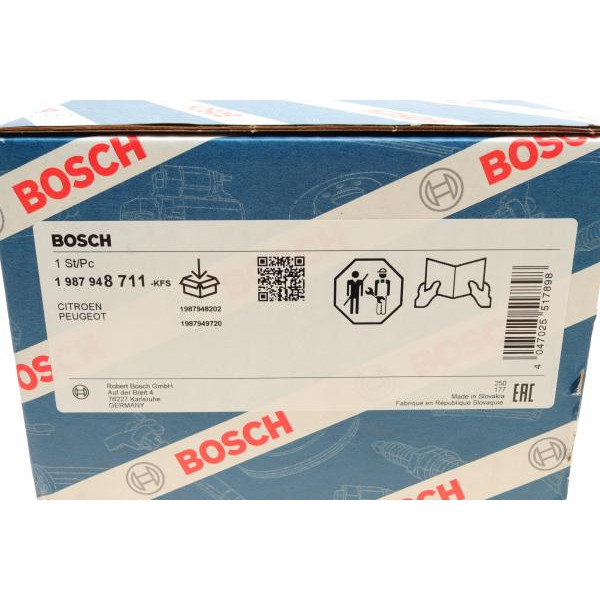 1987948711 BOSCH Комплект ГРМ + помпа Citroen Berlingo/Xsara/C3/C4/Peugeot 206/301/307/Partner 1.6 0- (26x134z)