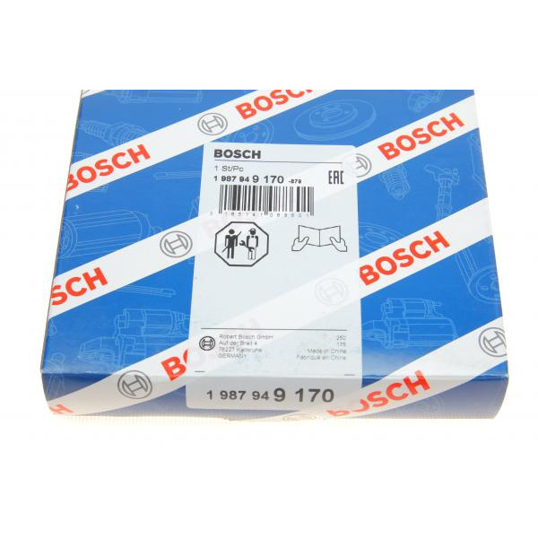 1987949170 BOSCH Ремінь ГРМ VW Golf/Polo/Passat 1.6/1.8 91-02/Audi A4 1.6 94-01 (121x18)