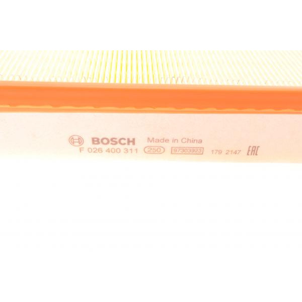 F026400311 BOSCH Фільтр повітряний Chevrolet Aveo (T3) 1.2/1.4/1.6 DOHC 16V 1.3 D/CDTi 11-