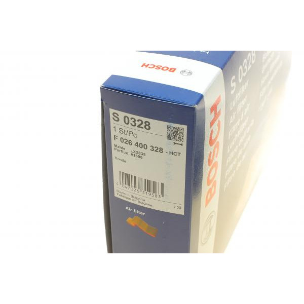 F026400328 BOSCH Фільтр повітряний Honda Accord VIII 2.0i 08-