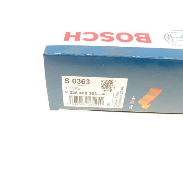 F026400363 BOSCH Фільтр повітряний Honda CR-Z 1.5 16V 10-16
