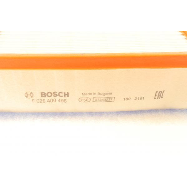 F026400496 BOSCH Фільтр повітряний Renault Trafic/Opel Vivaro 1.6dCi 14-