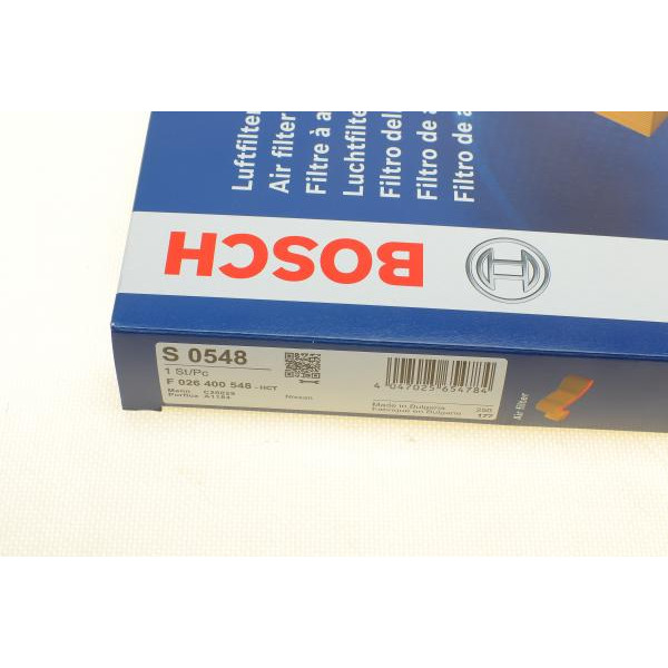F026400548 BOSCH Фільтр повітряний Nissan Note 1.5dCi 13-