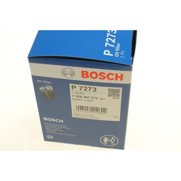 F026407273 BOSCH Фільтр масляний Audi SQ7/SQ8 4.0TDi 16-/Porsche Panamera 4.0 S 4D 16-