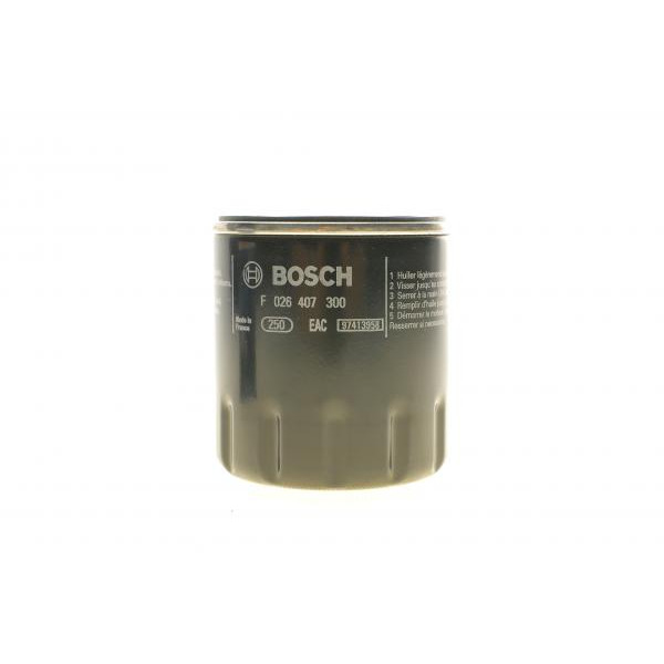 F026407300 BOSCH Фільтр масляний Fiat 500X/500L/Jeep Renegade 1.4 14-