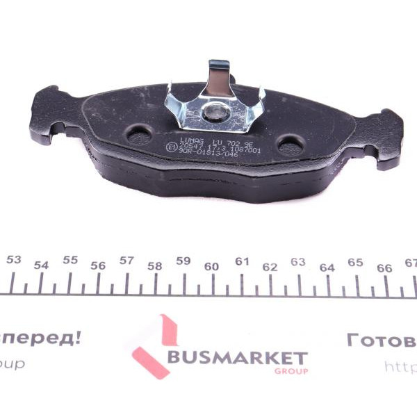 205470070200 BRECK Колодки гальмівні (передні) Opel Combo 94-01/Daewoo Lanos 97- (Ate - Teves) Q+
