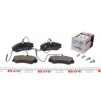 231240070110 BRECK Колодки гальмівні (передні) Citroen Berlingo/Peugeot Partner 96- (з датчиками)