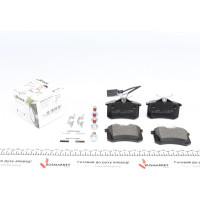 235541070410 BRECK Колодки гальмівні (задні) VW Sharan 95-10/Ford Galaxy 95-06 (87x52.8x17.2) (з датчиком)
