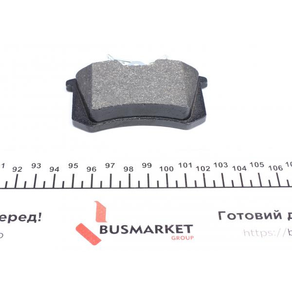 235541070410 BRECK Колодки гальмівні (задні) VW Sharan 95-10/Ford Galaxy 95-06 (87x52.8x17.2) (з датчиком)