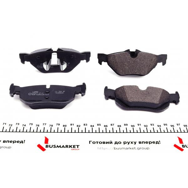 239270070400 BRECK Колодки гальмівні (задні) BMW 3 (E90-E93) 04-13 (Ate)