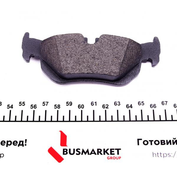 239270070400 BRECK Колодки гальмівні (задні) BMW 3 (E90-E93) 04-13 (Ate)