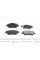 241220070110 BRECK Колодки гальмівні (передні) Toyota Auris/Corolla 06- (Bosch)