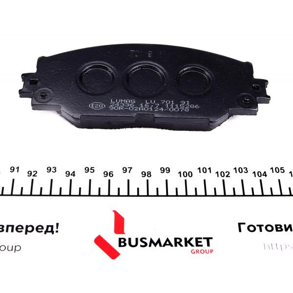 243360070100 BRECK Колодки гальмівні (передні) Toyota RAV4 III 05-/Auris 06- (Akebono)