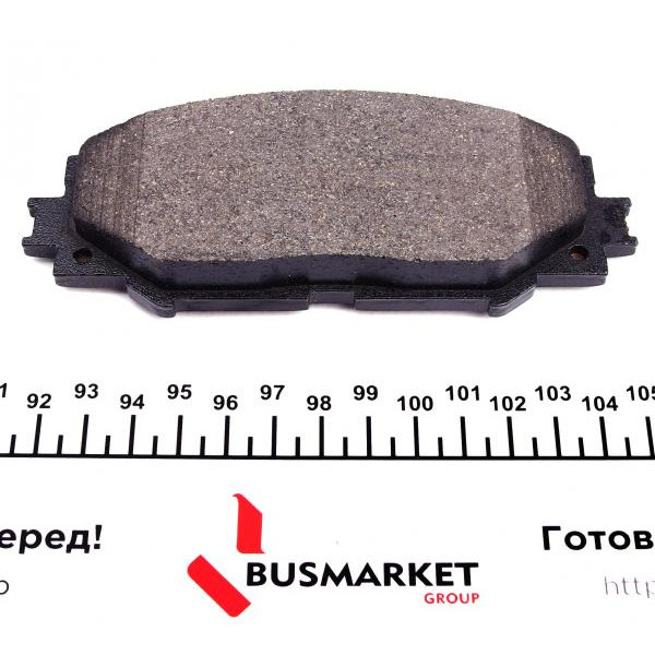 243360070100 BRECK Колодки гальмівні (передні) Toyota RAV4 III 05-/Auris 06- (Akebono)