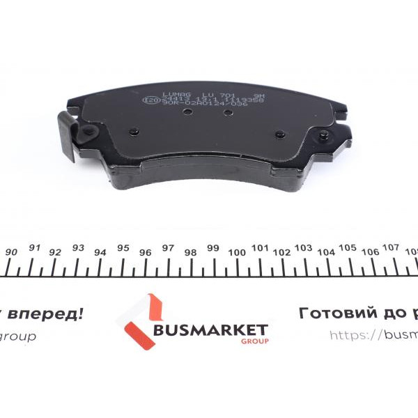 244120070110 BRECK Колодки гальмівні (передні) Opel Astra J 12-/Insignia 08-