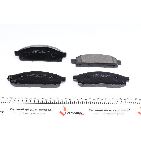 245290070110 BRECK Колодки гальмівні (передні) Mitsubishi L200/Pajero Sport II 05- (Tokico)