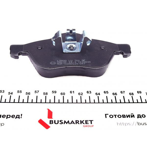 245350070100 BRECK Колодки гальмівні (передні) Renault Megane II/Scenic II 1.4-2.0D 02- (Ate)